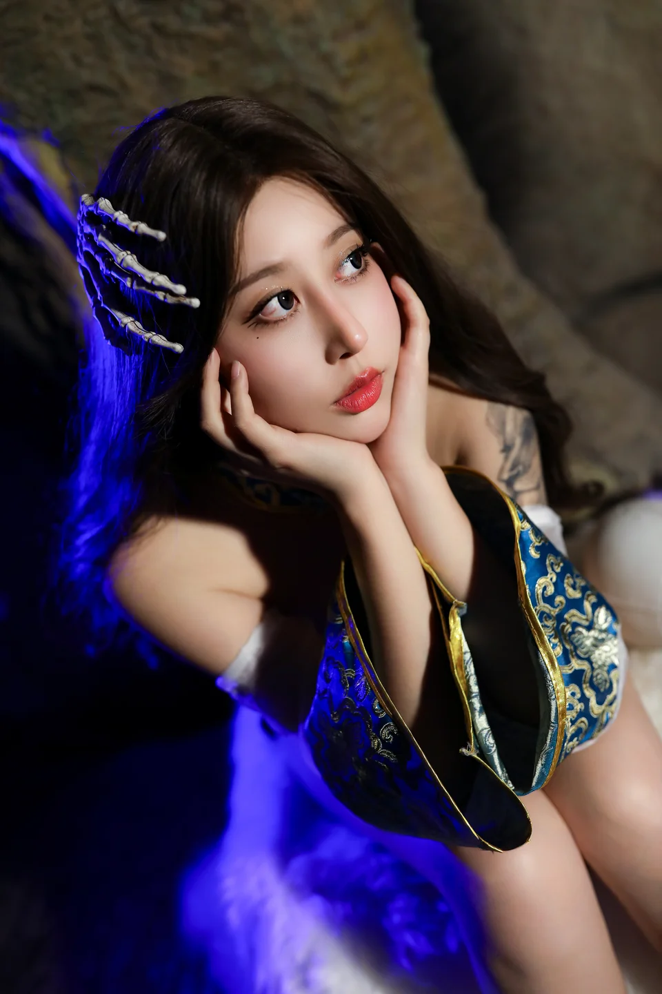 奈汐酱nice - 僵尸汐 [77P,1V-1.14GB] tg@simisebaisi 【丝足阁】001.webp